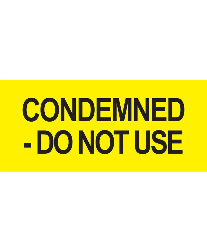 Transparent Condembed Sign