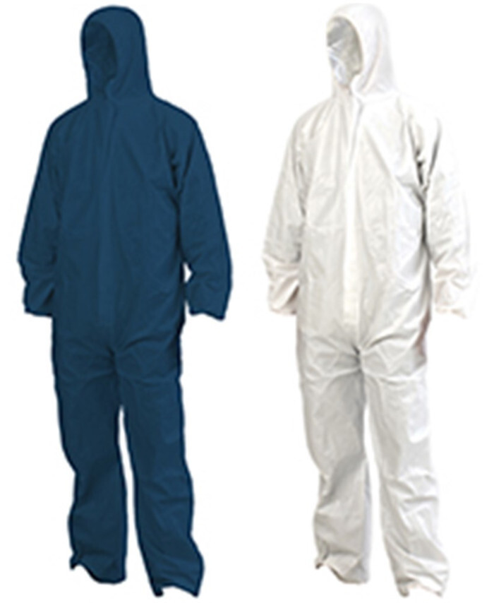 BarrierTech General Purpose Coveralls Blue Work Coveralls Pro