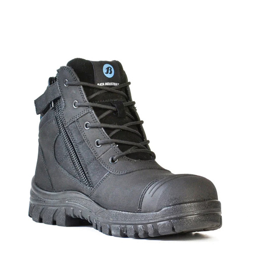 WORKWEAR, SAFETY & CORPORATE CLOTHING SPECIALISTS Naturals - Zippy - Black Safety Boots