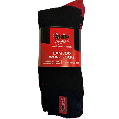 WORKWEAR, SAFETY & CORPORATE CLOTHING SPECIALISTS Hip Pocket 3 Yarn Work Socks - Single Pack