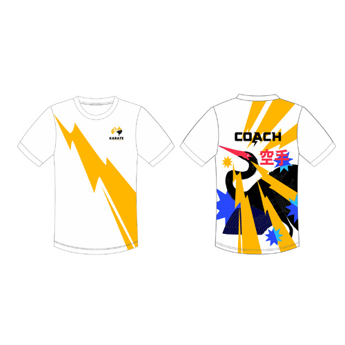 WORKWEAR, SAFETY & CORPORATE CLOTHING SPECIALISTS WA Karate Training Tee - Coach