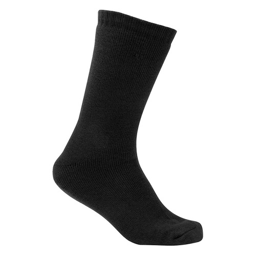 WORKWEAR, SAFETY & CORPORATE CLOTHING SPECIALISTS - SOCKS BAMBOO BLACK MENS  / WOMENS