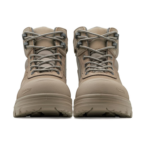 WORKWEAR, SAFETY & CORPORATE CLOTHING SPECIALISTS - 8553 - RotoFlex - Stone water-resistant nubuck 135mm safety boot