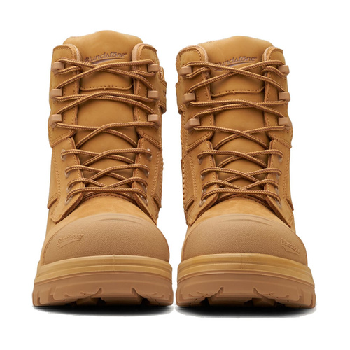 WORKWEAR, SAFETY & CORPORATE CLOTHING SPECIALISTS 8560 - RotoFlex - Wheat water-resistant nubuck 150mm zip side safety boot