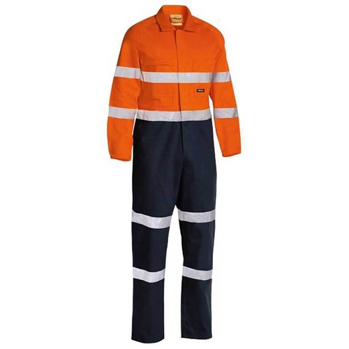 WORKWEAR, SAFETY & CORPORATE CLOTHING SPECIALISTS - TAPED HI VIS DRILL COVERALL