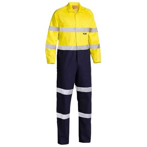 WORKWEAR, SAFETY & CORPORATE CLOTHING SPECIALISTS TAPED HI VIS DRILL COVERALL