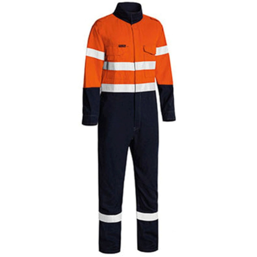 WORKWEAR, SAFETY & CORPORATE CLOTHING SPECIALISTS - TENCATE TECASAFE  PLUS 580 TAPED HI VIS LIGHTWEIGHT FR NON VENTED ENGINEERED COVERALL