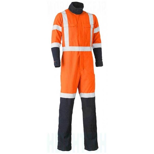 WORKWEAR, SAFETY & CORPORATE CLOTHING SPECIALISTS TENCATE TECASAFE  PLUS 700 X TAPED HI VIS TTMC-W FR VENTED COVERALL