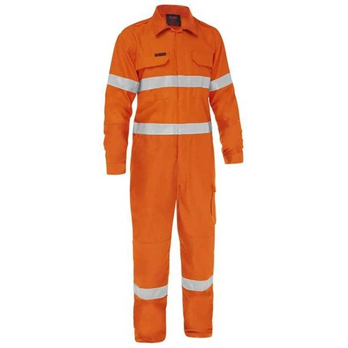 WORKWEAR, SAFETY & CORPORATE CLOTHING SPECIALISTS APEX 185 TAPED HI VIS FR RIPSTOP VENTED COVERALL