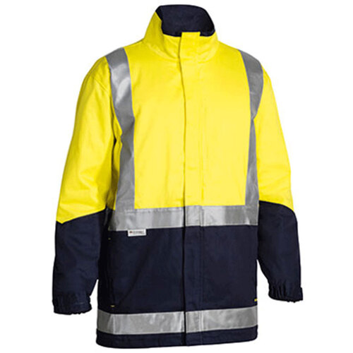 WORKWEAR, SAFETY & CORPORATE CLOTHING SPECIALISTS - TAPED HI VIS 3 IN 1 DRILL JACKET