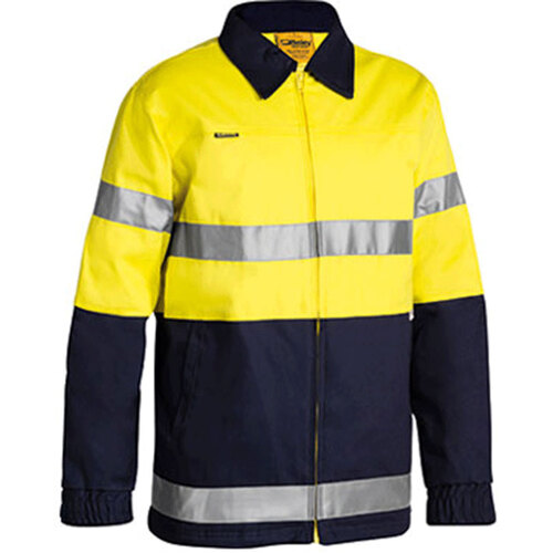 WORKWEAR, SAFETY & CORPORATE CLOTHING SPECIALISTS - 3M TAPED HI VIS DRILL JACKET