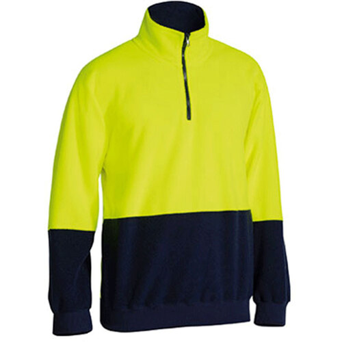 WORKWEAR, SAFETY & CORPORATE CLOTHING SPECIALISTS HI VIS POLAR FLEECE ZIP PULLOVER