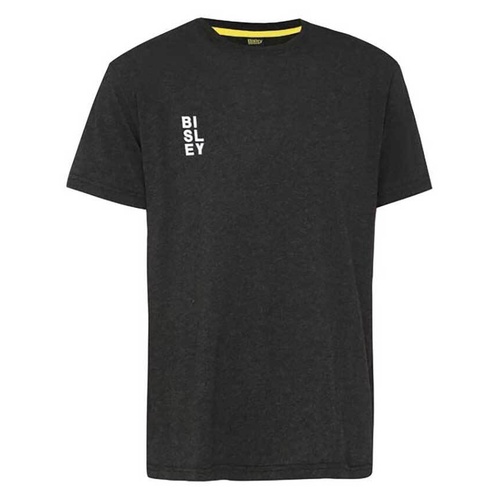 WORKWEAR, SAFETY & CORPORATE CLOTHING SPECIALISTS - BISLEY COTTON VERTICAL LOGO TEE