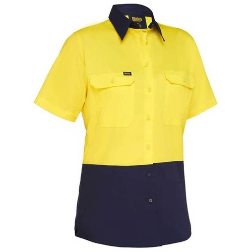 WORKWEAR, SAFETY & CORPORATE CLOTHING SPECIALISTS WOMEN'S COOL LIGHTWEIGHT HI VIS DRILL SHIRT