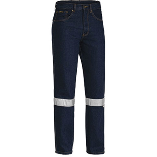 WORKWEAR, SAFETY & CORPORATE CLOTHING SPECIALISTS - 3M TAPED ROUGH RIDER DENIM JEAN