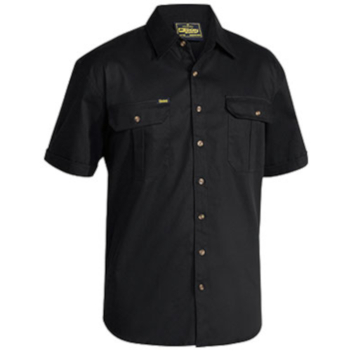 WORKWEAR, SAFETY & CORPORATE CLOTHING SPECIALISTS - ORIGINAL COTTON DRILL SHIRT - SHORT SLEEVE