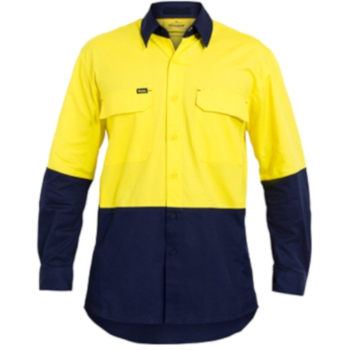 WORKWEAR, SAFETY & CORPORATE CLOTHING SPECIALISTS X AIRFLOW  RIPSTOP HI VIS SHIRT - LONG SLEEVE