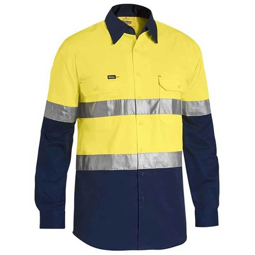 WORKWEAR, SAFETY & CORPORATE CLOTHING SPECIALISTS - 3M TAPED COOL LIGHTWEIGHT HI VIS SHIRT - LONG SLEEVE
