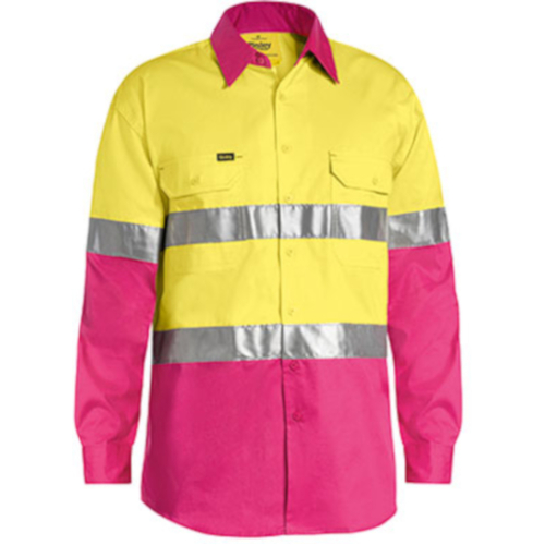 WORKWEAR, SAFETY & CORPORATE CLOTHING SPECIALISTS 3M TAPED COOL LIGHTWEIGHT HI VIS SHIRT - LONG SLEEVE