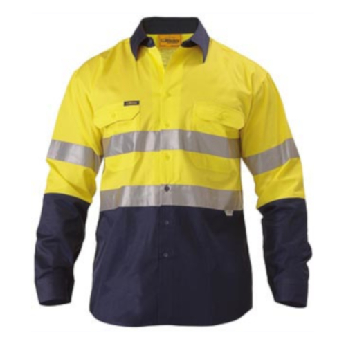 WORKWEAR, SAFETY & CORPORATE CLOTHING SPECIALISTS 3M TAPED HI VIS SHIRT 2T COOL LW L/S EMB. PK