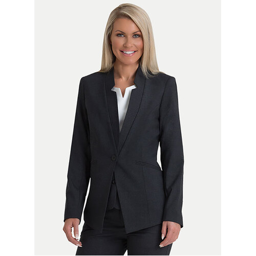 WORKWEAR, SAFETY & CORPORATE CLOTHING SPECIALISTS - Frankie - Ladies 1-Button Notch Neck Jacket