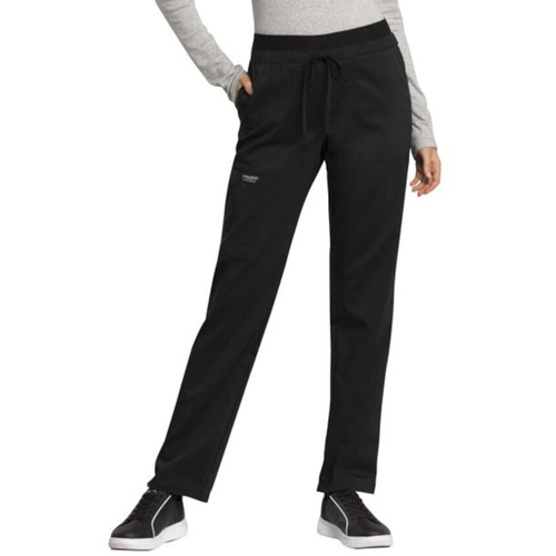 WORKWEAR, SAFETY & CORPORATE CLOTHING SPECIALISTS - Revolution - HIGH WAISTED KNIT BAND TAPERED WOMEN'S PANT - Petite