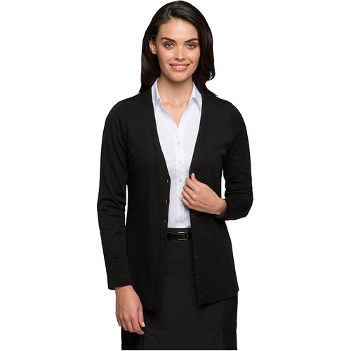 WORKWEAR, SAFETY & CORPORATE CLOTHING SPECIALISTS - City Overknit Long Sleeve Cardigan - Ladies