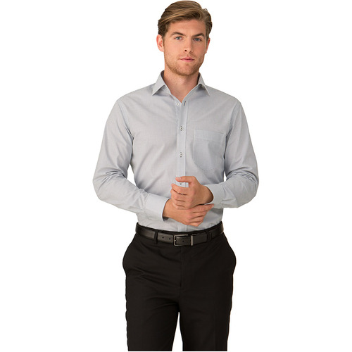 WORKWEAR, SAFETY & CORPORATE CLOTHING SPECIALISTS - Shadow Check Long Sleeve Shirt - Mens