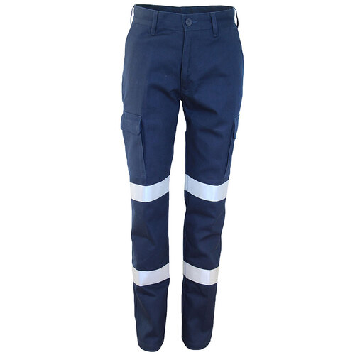 WORKWEAR, SAFETY & CORPORATE CLOTHING SPECIALISTS - LADIES DOUBLE HOOP TAPED CARGO PANTS