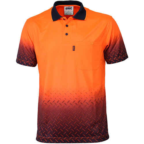 WORKWEAR, SAFETY & CORPORATE CLOTHING SPECIALISTS HIVIS SUBLIMATED METAL MESH POLO