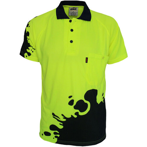 WORKWEAR, SAFETY & CORPORATE CLOTHING SPECIALISTS HiVis Sublimated Blot Polo