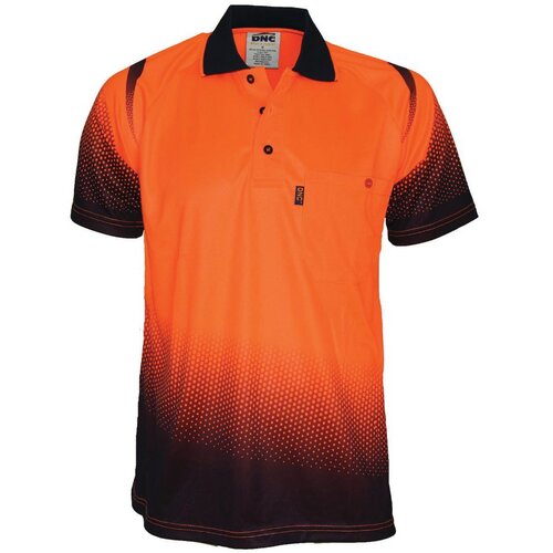 WORKWEAR, SAFETY & CORPORATE CLOTHING SPECIALISTS - OCEAN HIVIS SUBLIMATED POLO