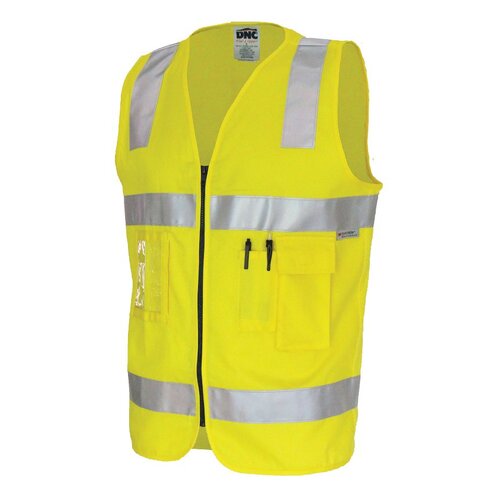 WORKWEAR, SAFETY & CORPORATE CLOTHING SPECIALISTS - Day/Night Cotton Safety Vests