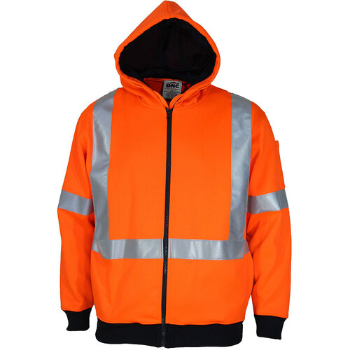 WORKWEAR, SAFETY & CORPORATE CLOTHING SPECIALISTS Hi-Vis Full Zip  X  Back Fleecy Hoodie