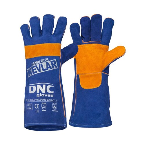 WORKWEAR, SAFETY & CORPORATE CLOTHING SPECIALISTS Blue Gold Welders Gauntlet