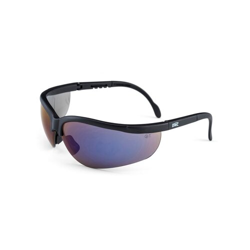 WORKWEAR, SAFETY & CORPORATE CLOTHING SPECIALISTS - Glasses - Hurricane - Smoke+Full Blue Mirror