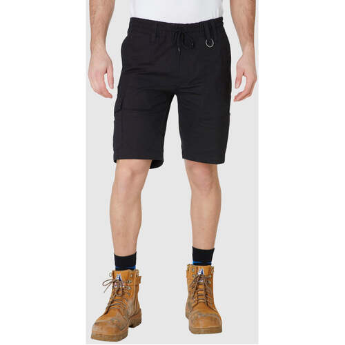 WORKWEAR, SAFETY & CORPORATE CLOTHING SPECIALISTS MENS ELASTIC UTILITY SHORT