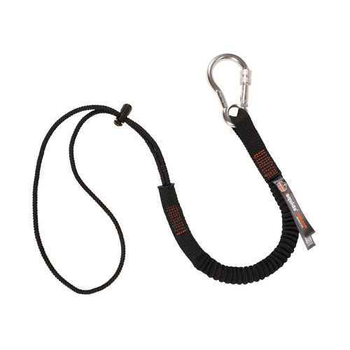 WORKWEAR, SAFETY & CORPORATE CLOTHING SPECIALISTS Tool Lanyard Squids 3105 Single Carabiner Tool Lanyard 82-122cm 6.8kg