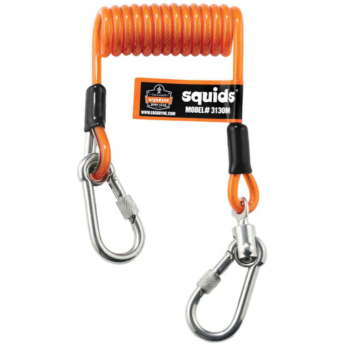 WORKWEAR, SAFETY & CORPORATE CLOTHING SPECIALISTS Coiled Cable Lanyard-5lbs