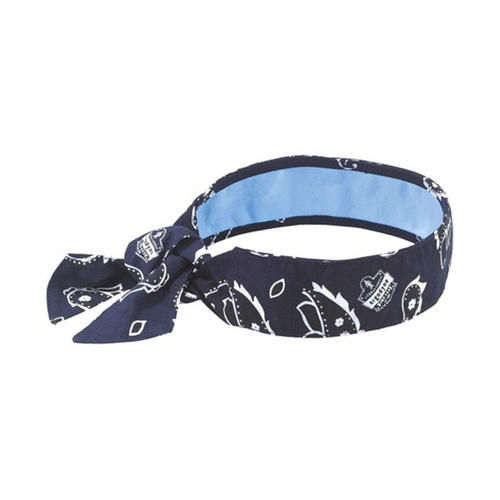 WORKWEAR, SAFETY & CORPORATE CLOTHING SPECIALISTS Chill-Its 6700 Cooling Bandana  - Western Navy