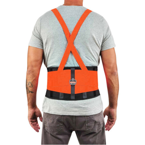 WORKWEAR, SAFETY & CORPORATE CLOTHING SPECIALISTS - Economy Hi-Vis Back Support