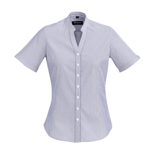 WORKWEAR, SAFETY & CORPORATE CLOTHING SPECIALISTS Boulevard - Bordeaux Womens Short Sleeve Shirt