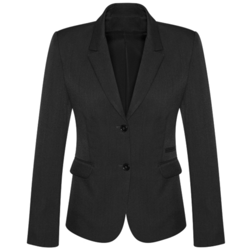 WORKWEAR, SAFETY & CORPORATE CLOTHING SPECIALISTS Comfort Wool - Womens 2 Button Mid Length Jacket