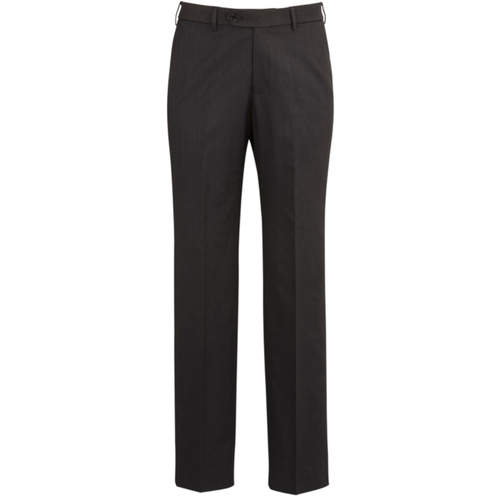 WORKWEAR, SAFETY & CORPORATE CLOTHING SPECIALISTS Cool Stretch - Mens Flat Front Pant - Regular-Charcoal-102R