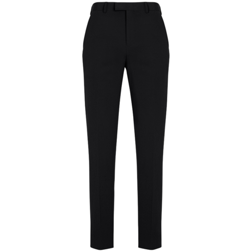 WORKWEAR, SAFETY & CORPORATE CLOTHING SPECIALISTS Siena - Mens Slim Fit Flat Front Pant - Stout-Black-107S