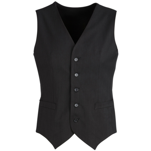 WORKWEAR, SAFETY & CORPORATE CLOTHING SPECIALISTS Cool Stretch - Mens Peaked Vest with Knitted Back