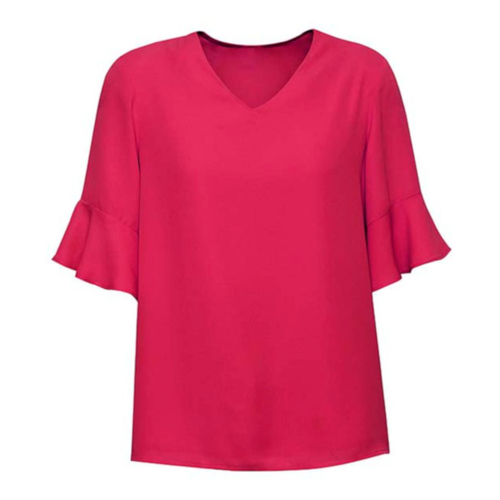 WORKWEAR, SAFETY & CORPORATE CLOTHING SPECIALISTS - Boulevard - Aria Fluted Sleeve Blouse