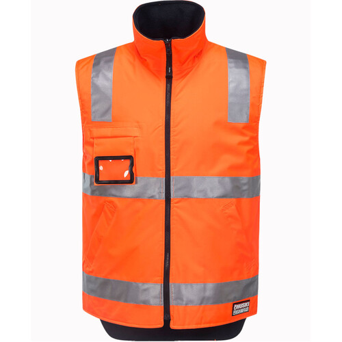 WORKWEAR, SAFETY & CORPORATE CLOTHING SPECIALISTS - Reversible Polar Fleece Traffic Vest (Old 918132)