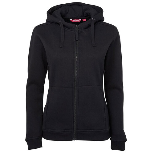 WORKWEAR, SAFETY & CORPORATE CLOTHING SPECIALISTS JB's Ladies Full Zip Fleece Hoodie