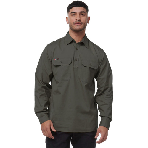 WORKWEAR, SAFETY & CORPORATE CLOTHING SPECIALISTS - WORKCOOL - MENS CF LONG SLEEVE SHIRT